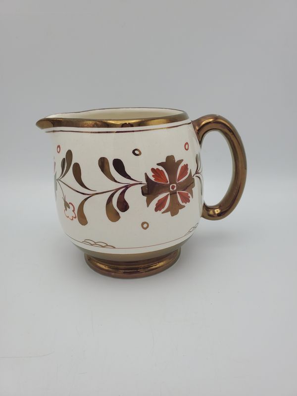 Old Castle lusterware creamer