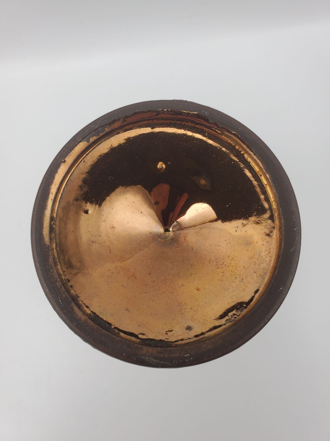 Copper lustre daisies chalice