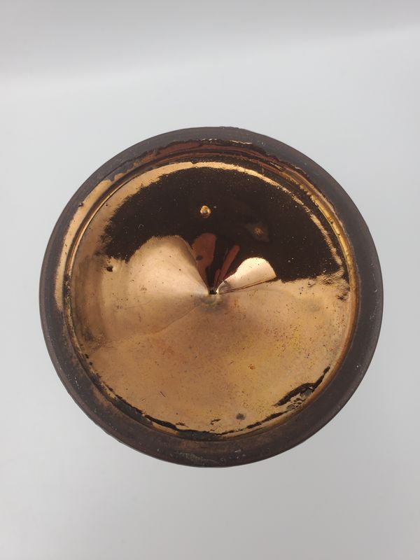 Copper lustre daisies chalice