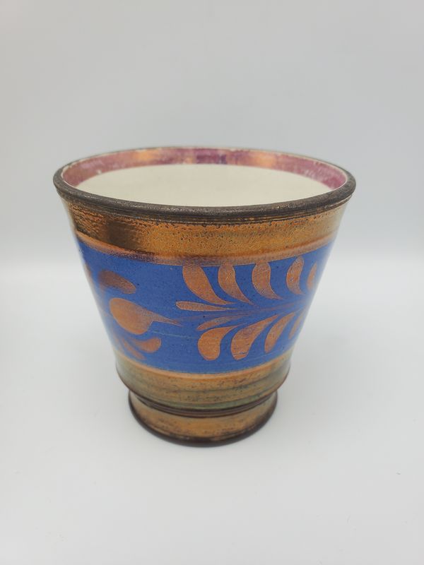 Cppr lustr rose gold lip cup