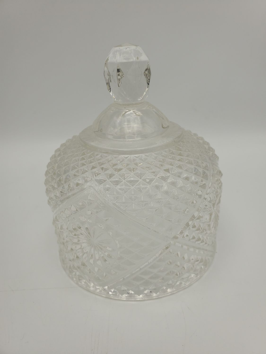 Vintage Clear Medallion Design Dome