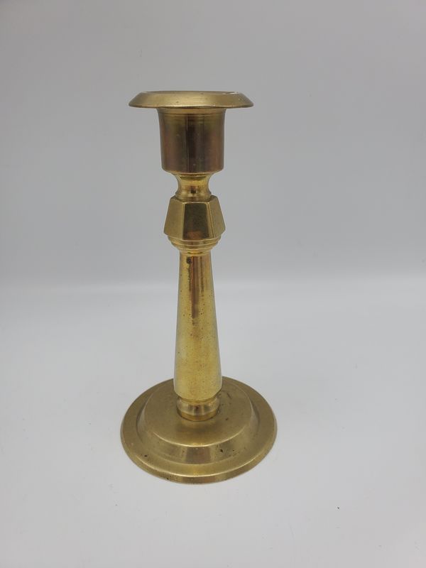 Brass taper candlestick holders