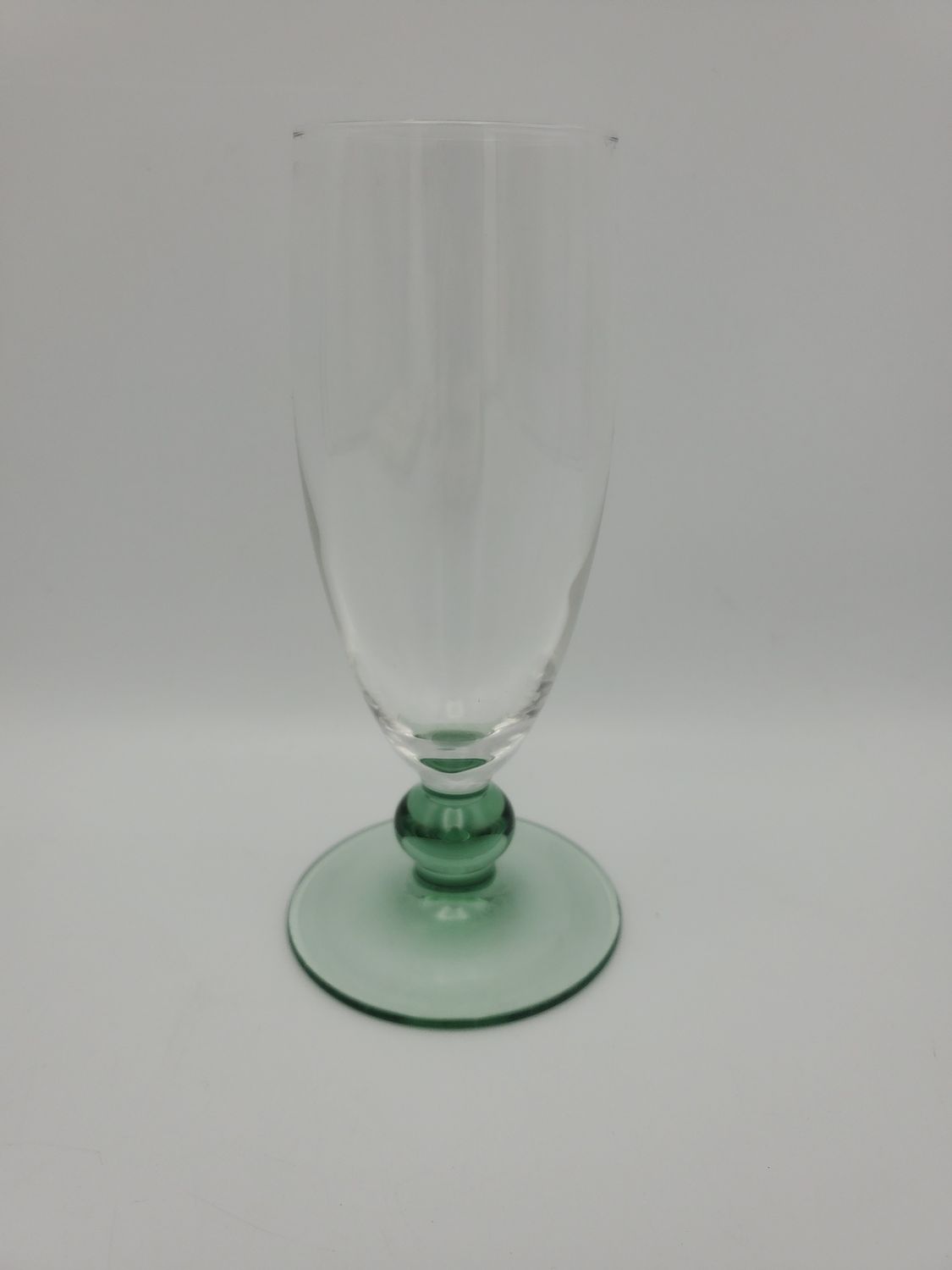 4 SeaGreen Ball Stem Cordial Glass