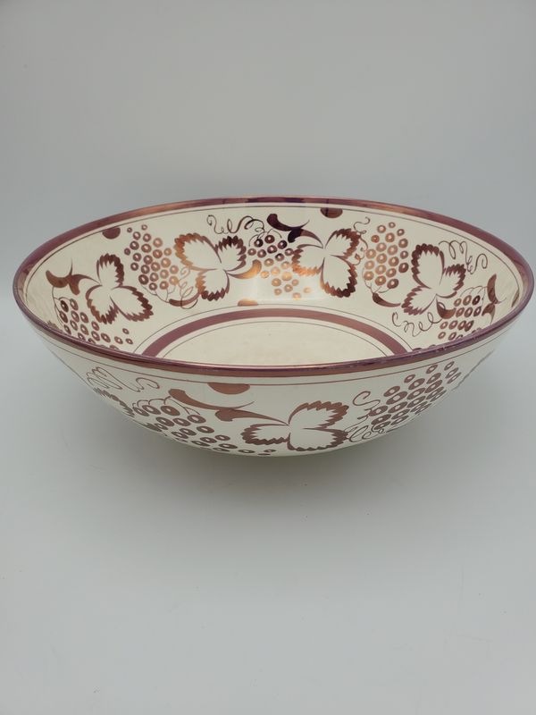 Gray&#39;s Pottery lusterware bowl