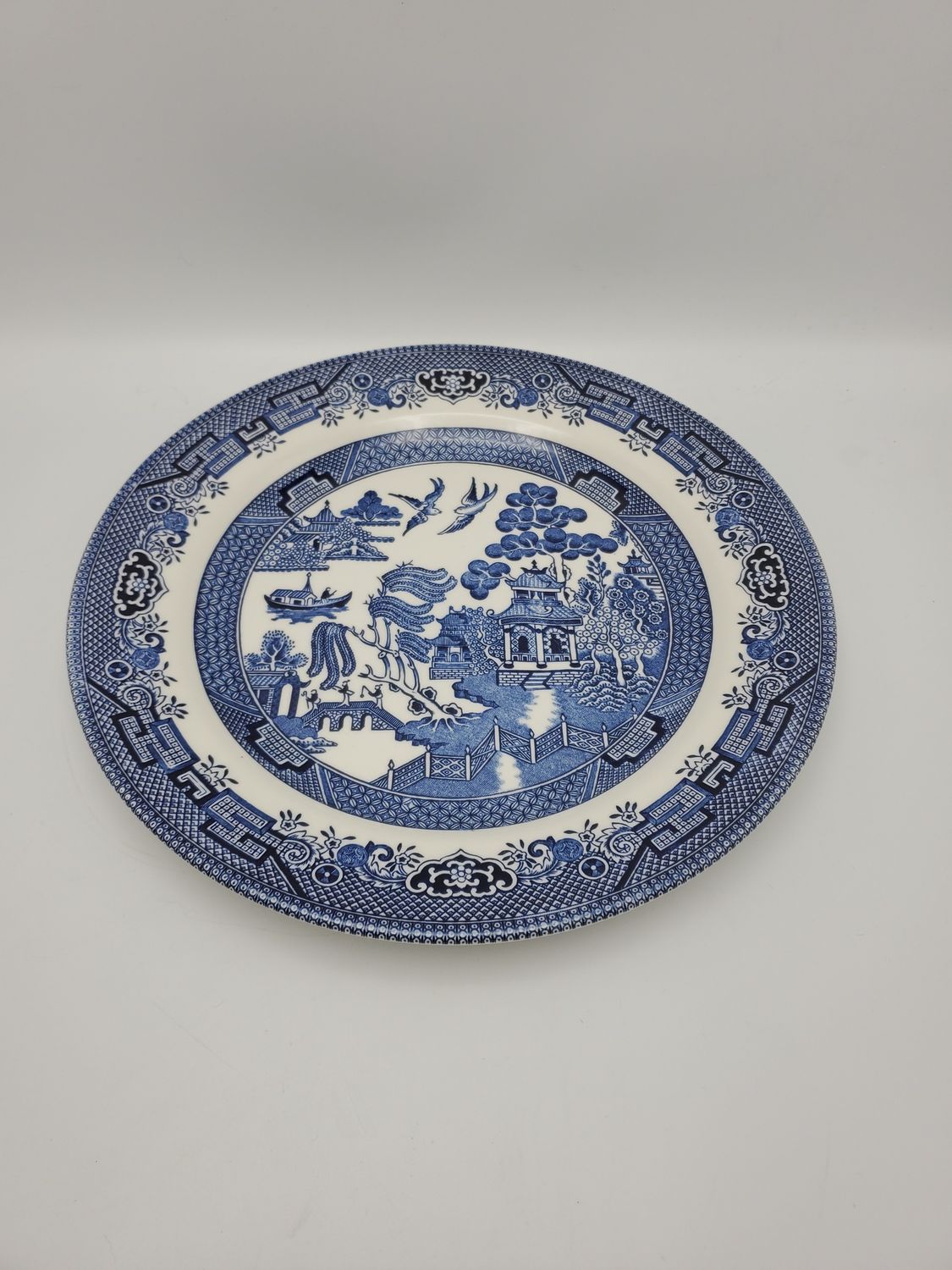 4 Churchill Blue Dinner Plate