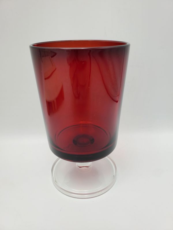 Arcoroc France Vintage Red Glass