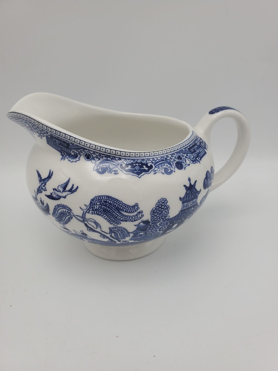 Johnson Brothers Blue Willow Style Creamer Pitcher
