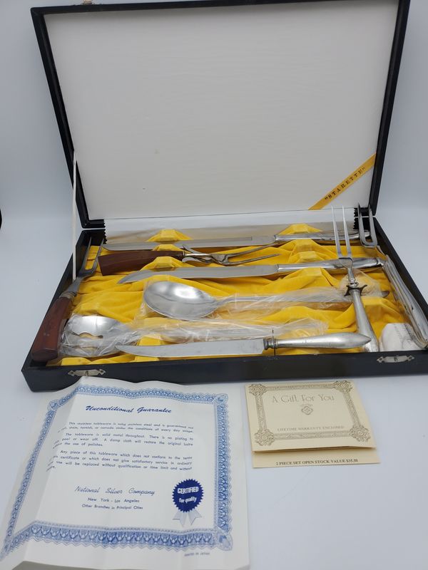 Starette National Silver Serving Set