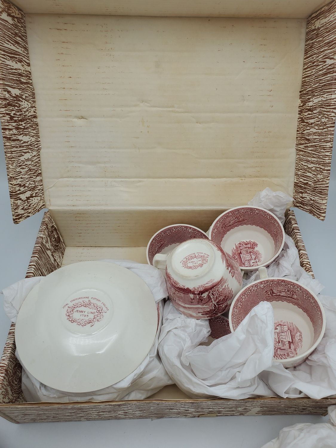 Jenny Lind Vintage Teacup &amp; Saucer Set