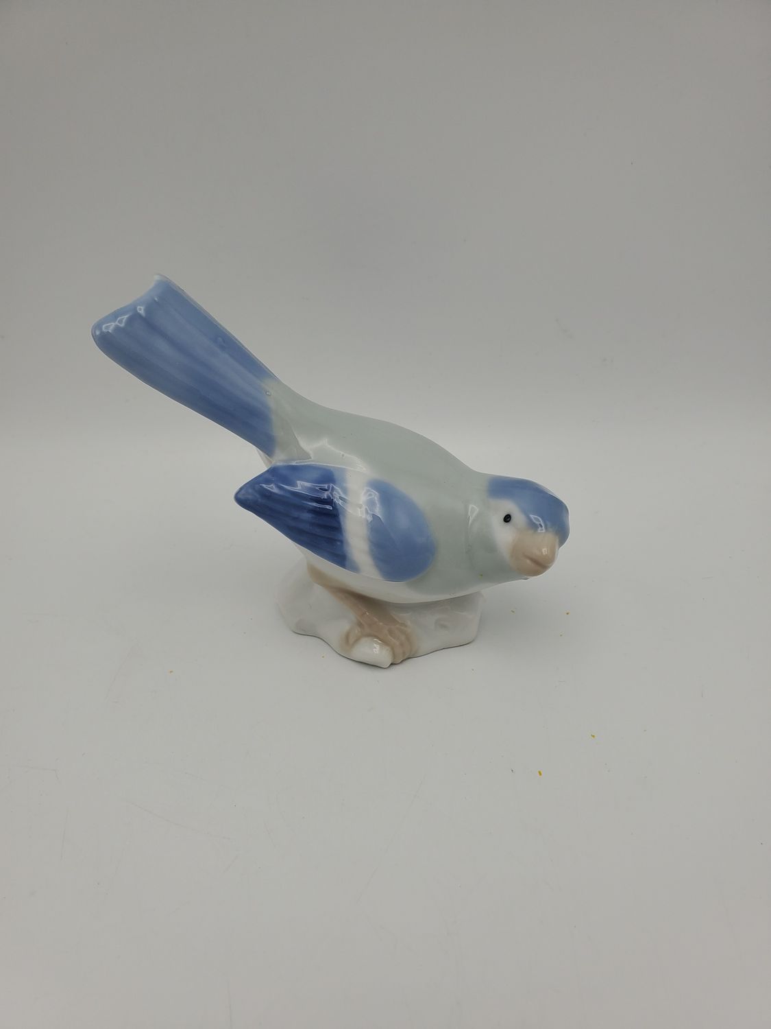 Porcelain Vintage Bird Figurine by LEO