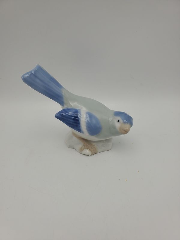 Porcelain Vintage Bird Figurine by LEO