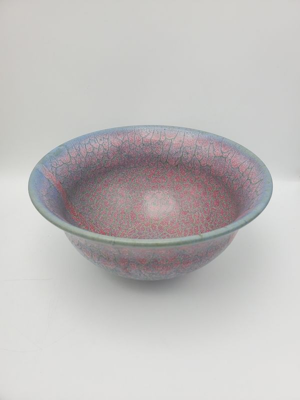 Scales Pattern Pink &amp; Blue Ceramic Bowl
