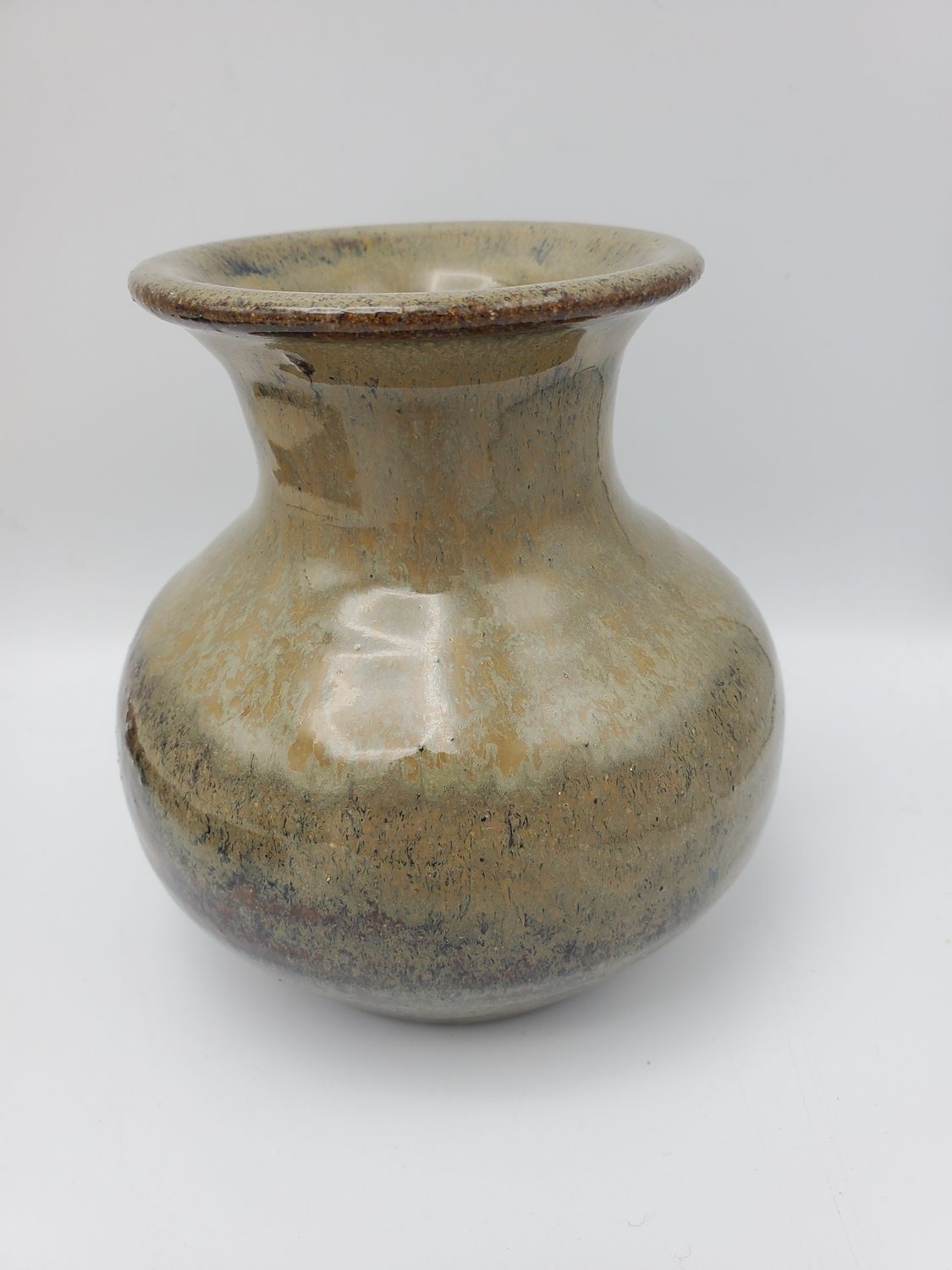 Handmade Belly &amp; Flared Rim Vase