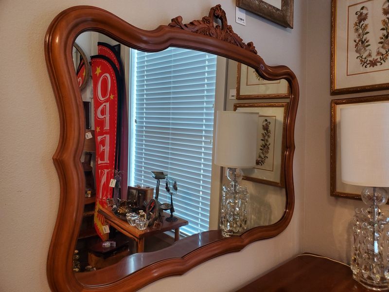 Vintage French Provincial Wall Mirror