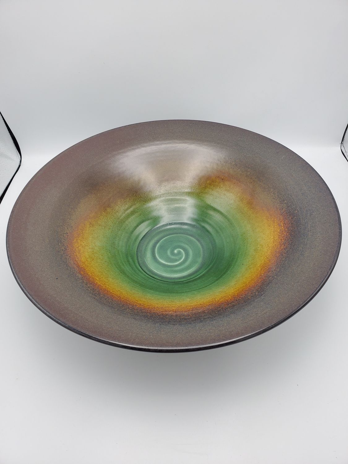 James Diem Swirl Glaze Bowl