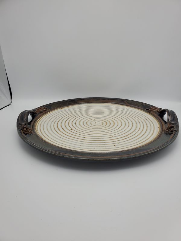 James Brooke Handled Spiral Platter