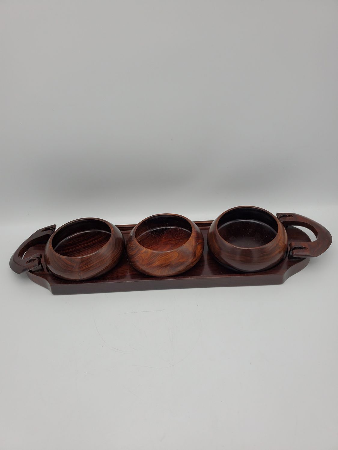 Rosewood 3 Condiment Bowl Set