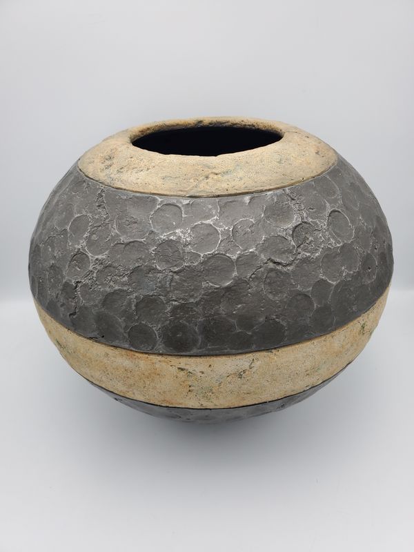 Modernist Spherical Sculptural Vase