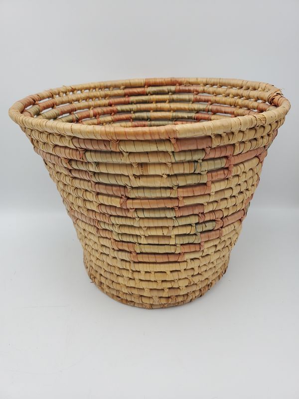 Handwoven Alaska Straw Basket