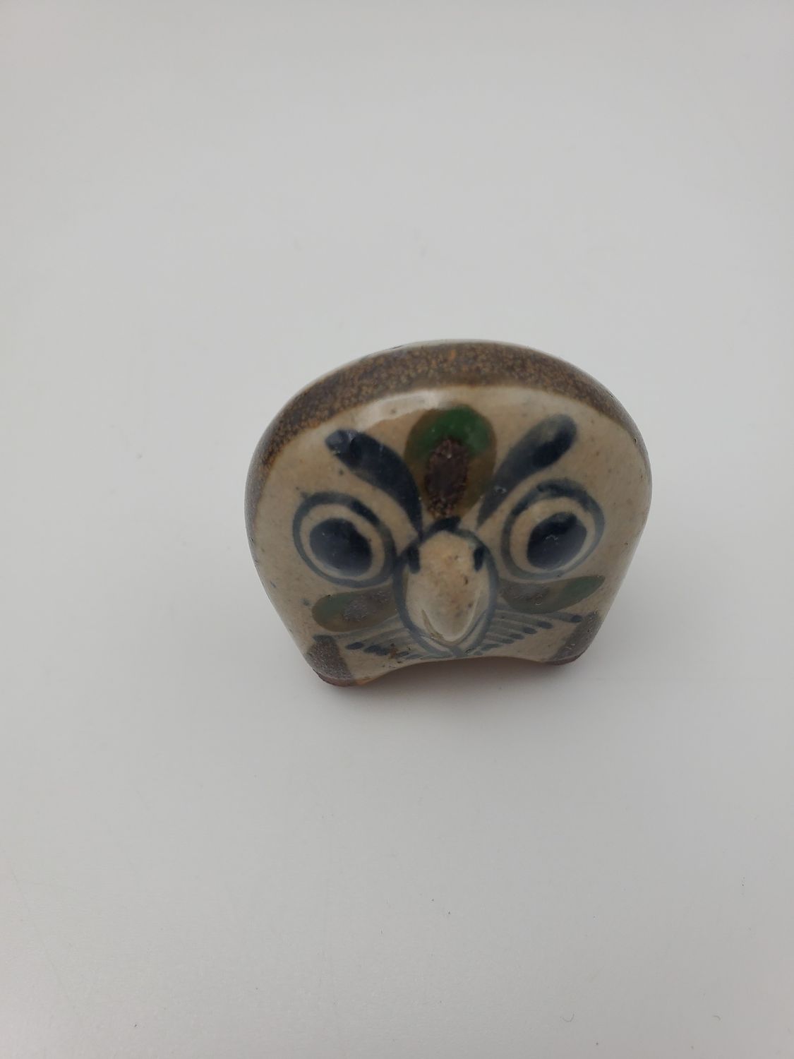 Tiny Ceramic Vintage Owl Figurine