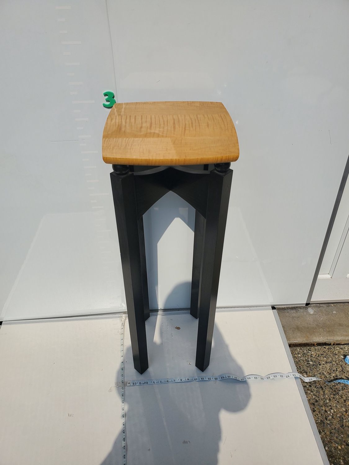 Modern Tall Black Legged Table