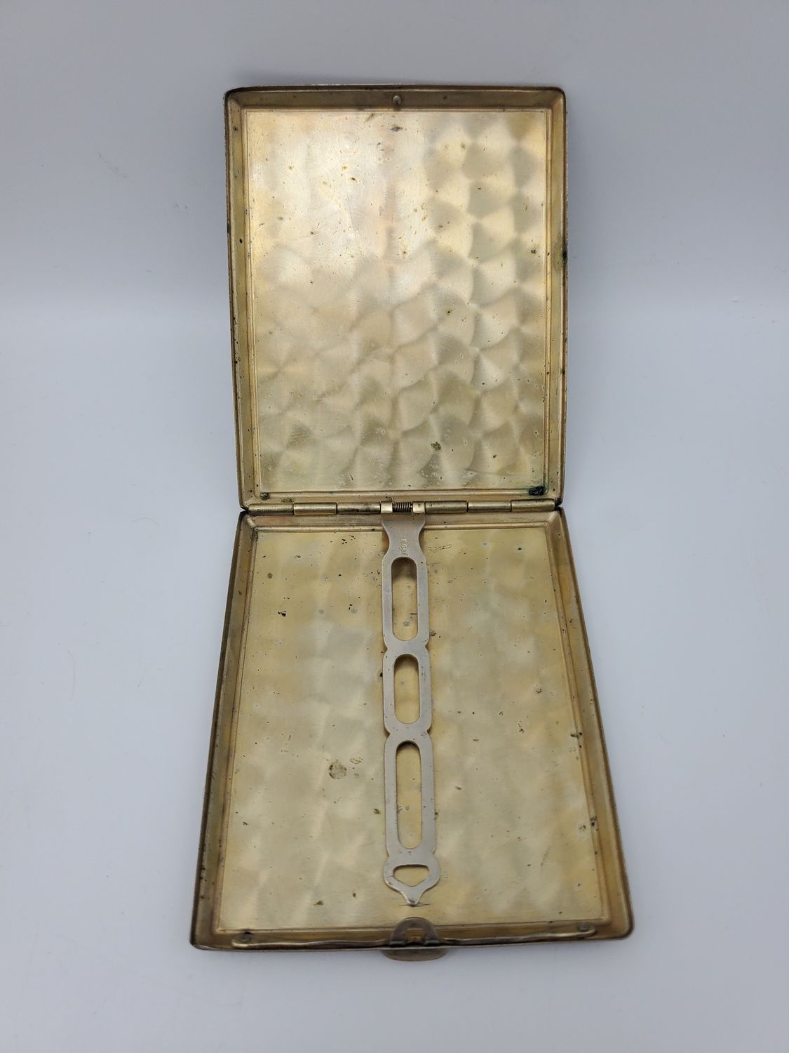 Vintage Black Enamel Cigarette Case