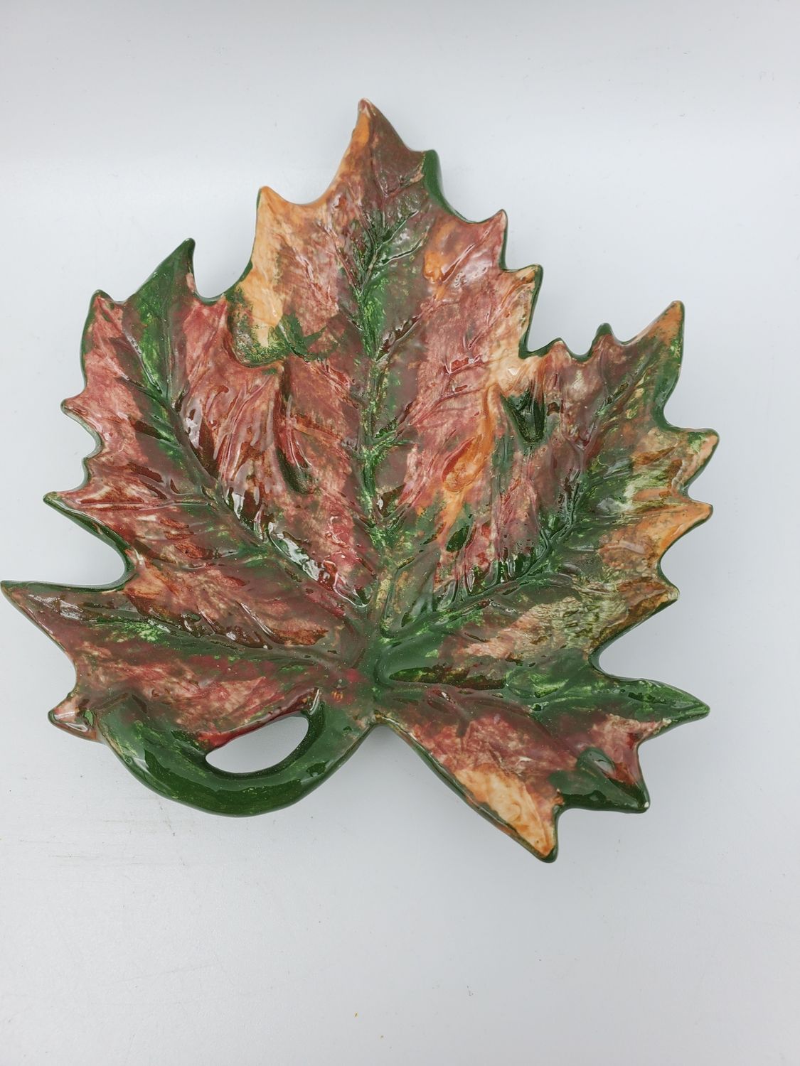 Turning Fall Maple Leaf