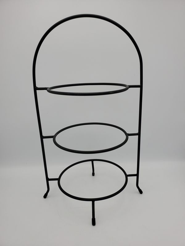 3 Tier Metal Plate Stand