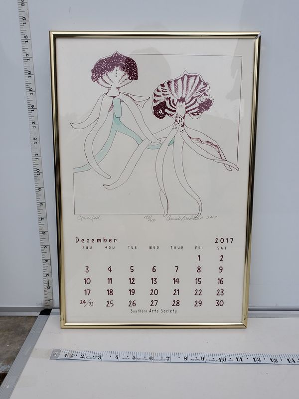 Camiel Bradshow Framed Calendar