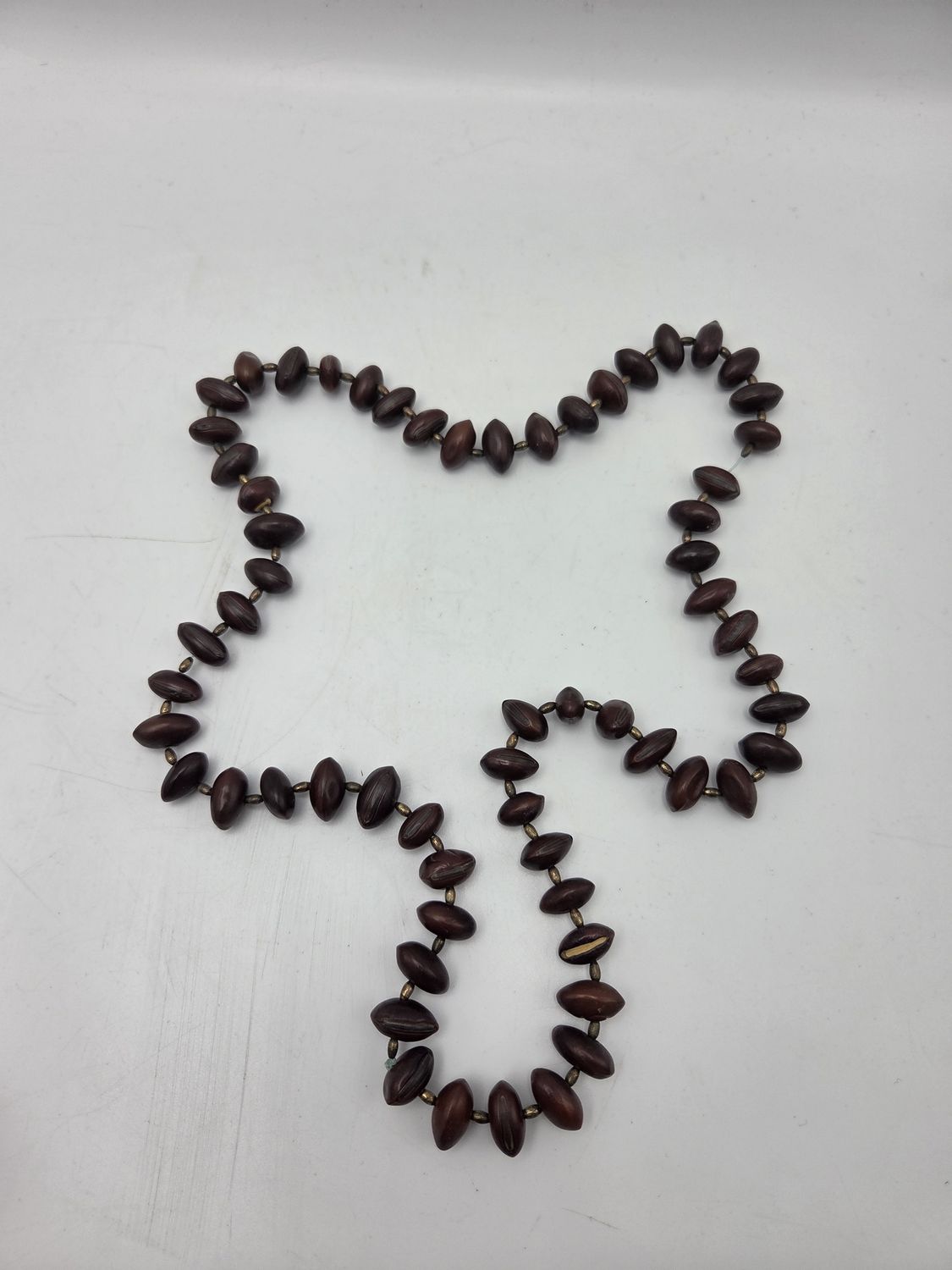 Natural Seed Bead Vintage Necklace