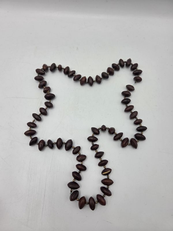 Natural Seed Bead Vintage Necklace