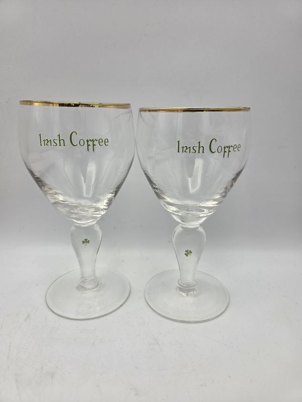 Pair of Vintage Irish Coffee Glasses