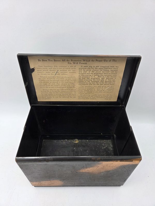 Vint National Metal Cash Box