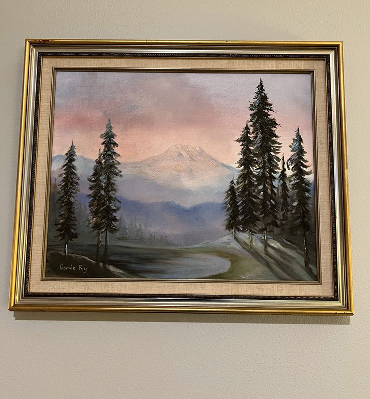 Connie Fry Framed Painting