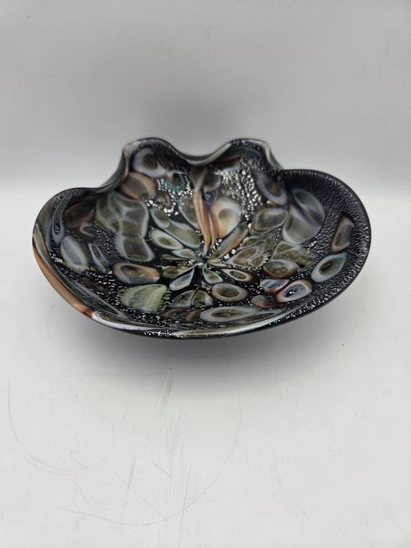 Vintage Tutti Frutti Glass Dish