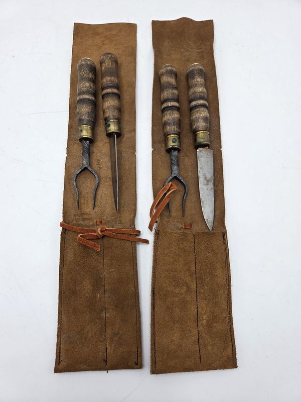 Vintage 4-Piece Picnic Utensil Set