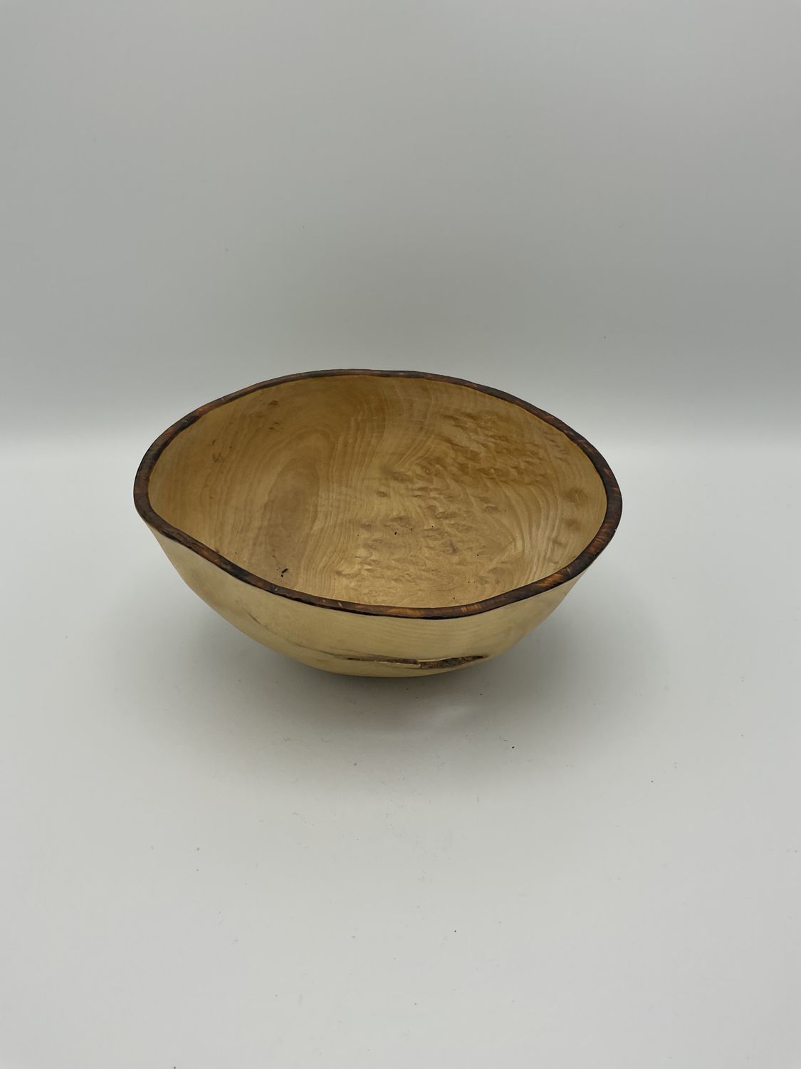 PCR Natural Woodturned Bowl 7.5in