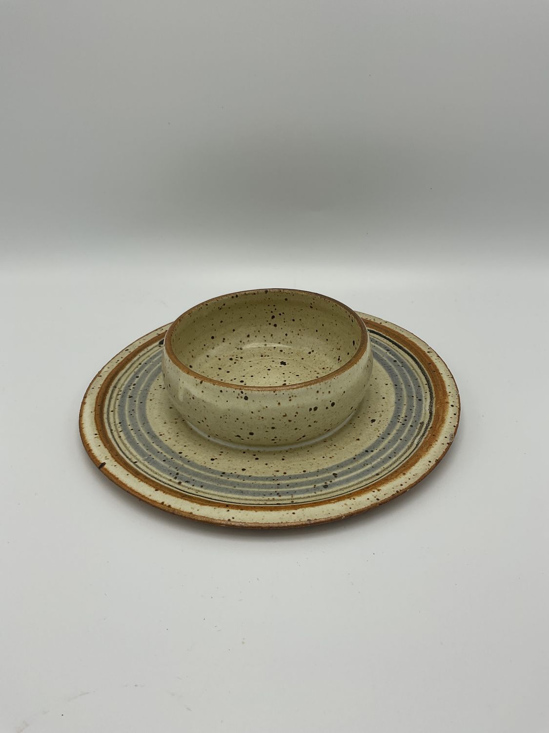Kelly McCarty Ceramic Chip &amp; Dip Plate