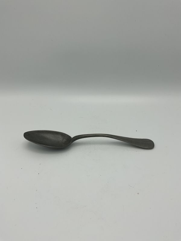 Antique Blackened Metal Spoon