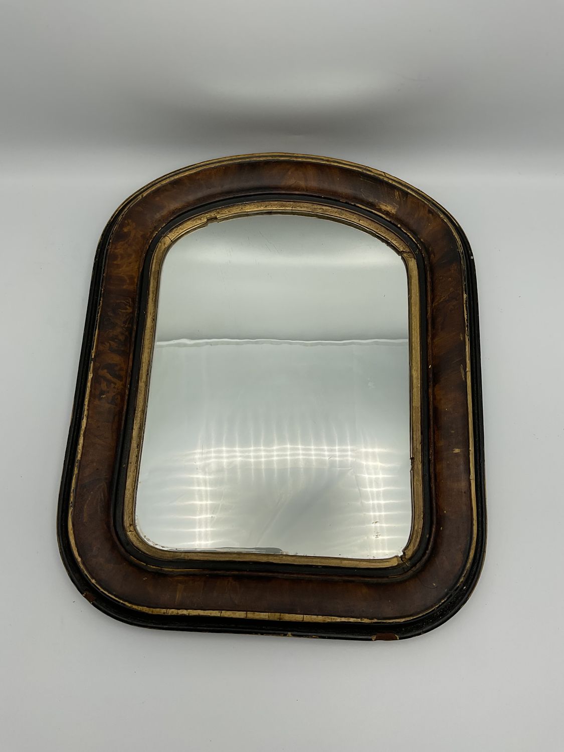Antique 1900 Arched Wall Mirror