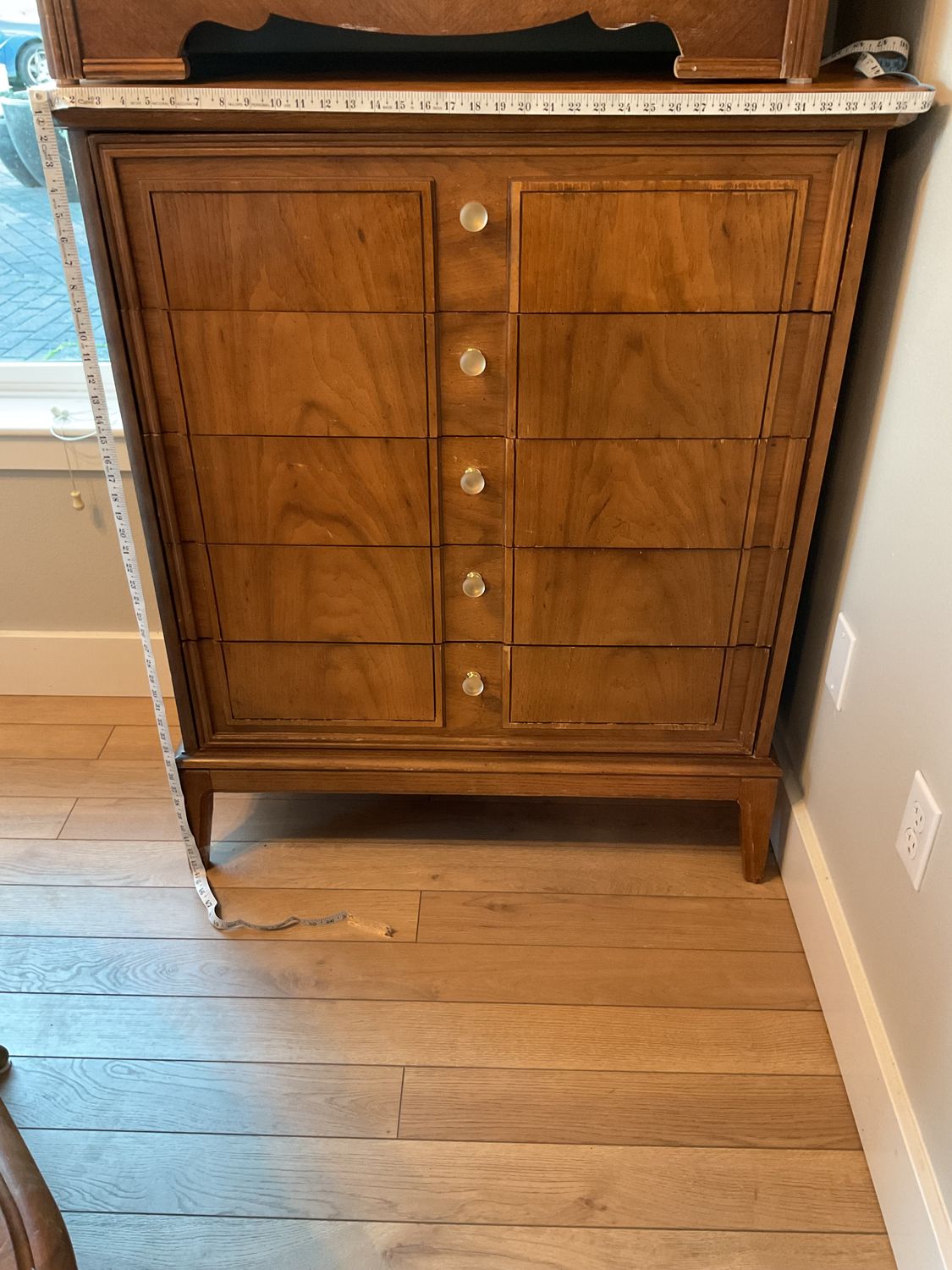 Dixie dresser vintage 5 drawer