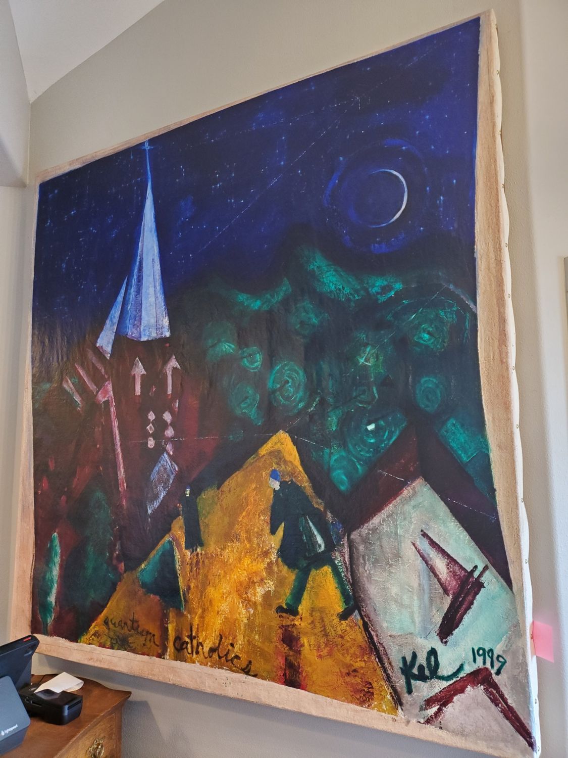 Kelly McCarty Quantum Catholics Painting