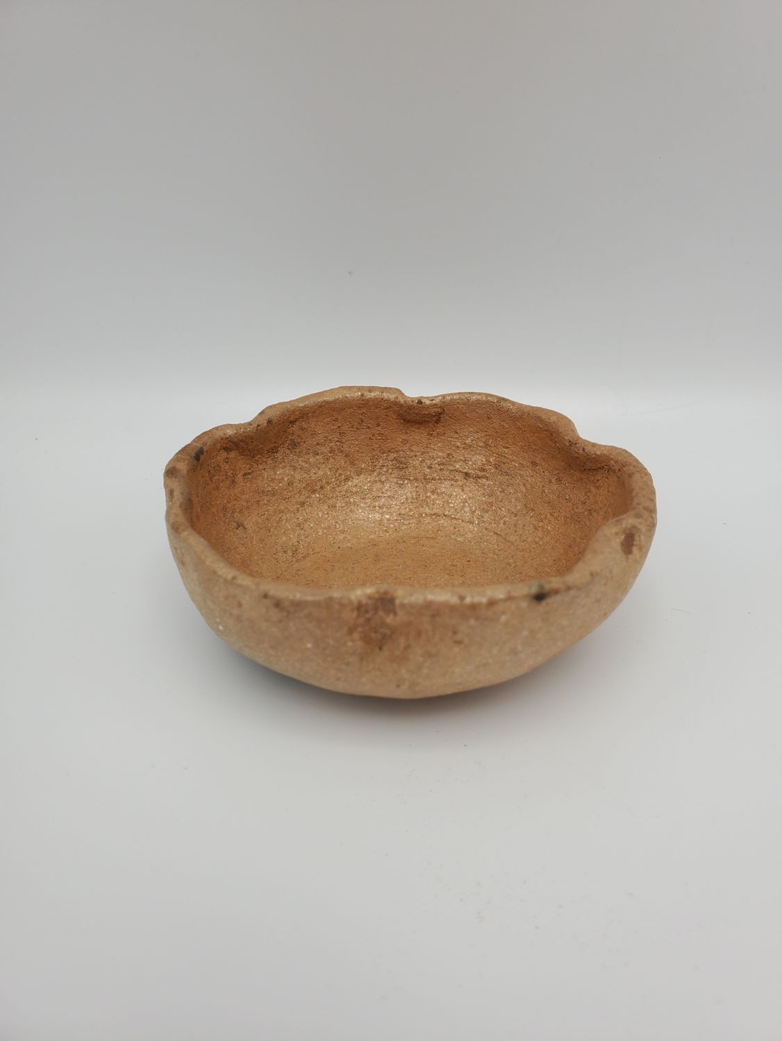 Wabi-Sabi Style Small Clay Pottery Bowl