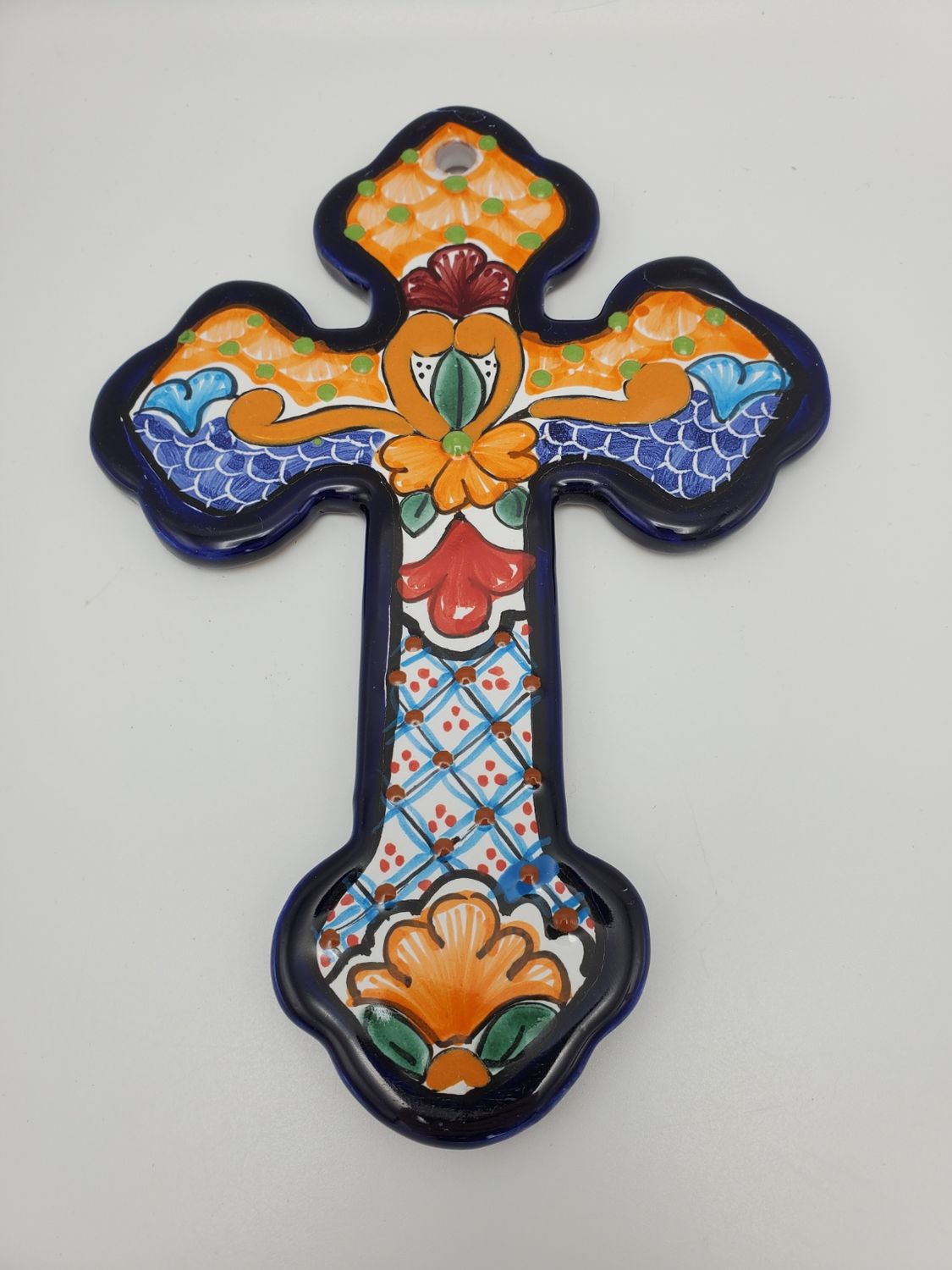 Talavera Del Carmen Cross, Black Border