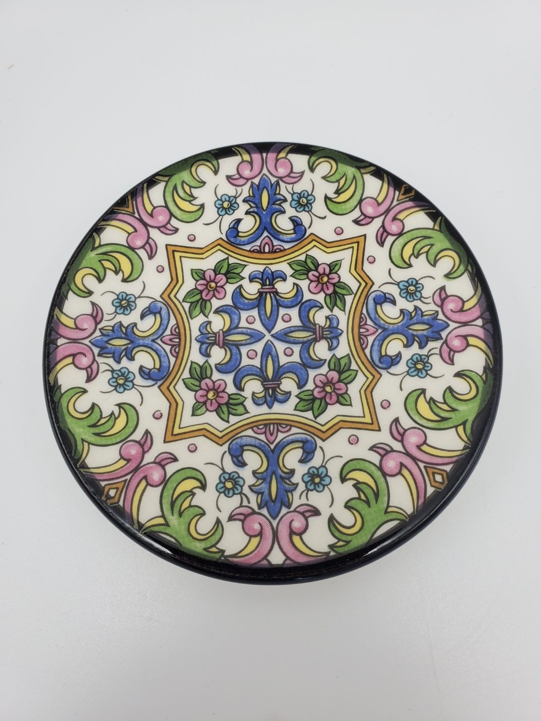 Fleur De Lis Vintage Ceraplat MG Ceramicas