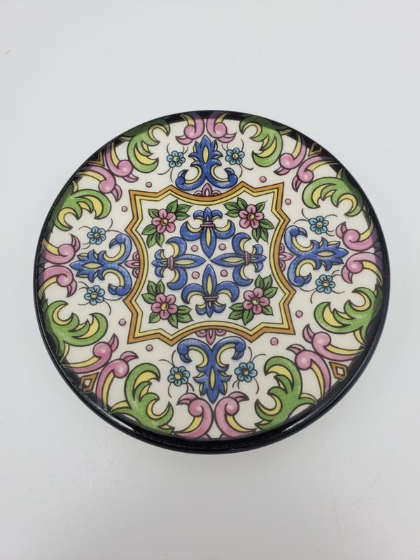 Fleur De Lis Vintage Ceraplat MG Ceramicas
