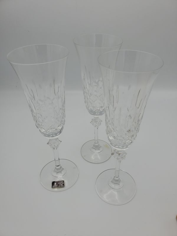 Spiegelau Ger Crystal Champ Flutes Set of 3