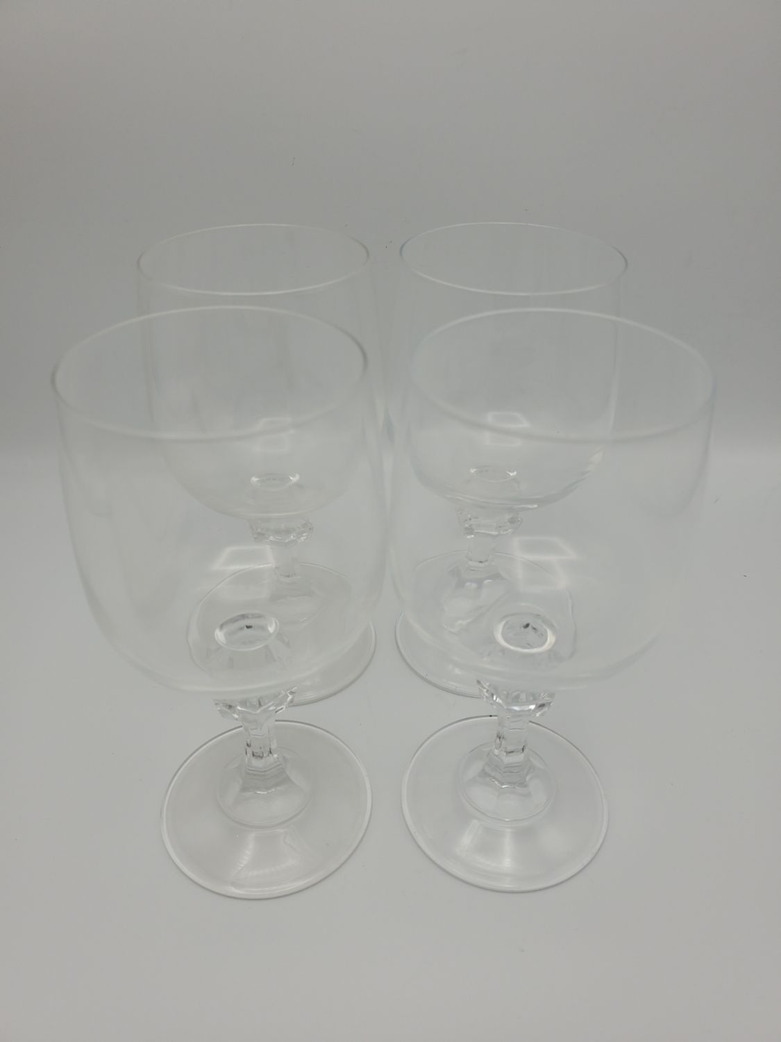 Cristal d'Arques Durand Clear Stemmed Wine Goblets