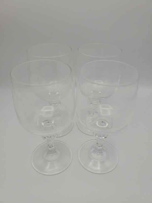 Cristal d'Arques Durand Clear Stemmed Wine Goblets