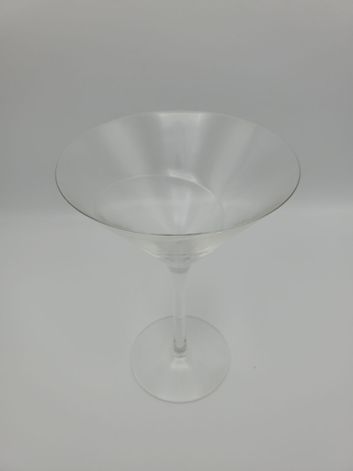 Modern Swirl Design Martini Glass